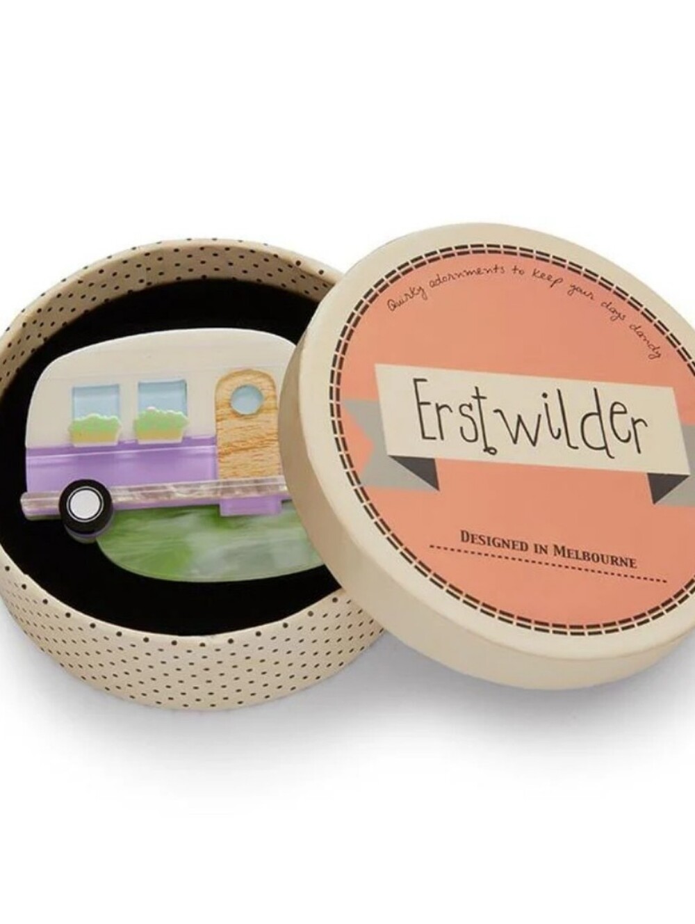 Erstwilder Happy Glamper Brooch